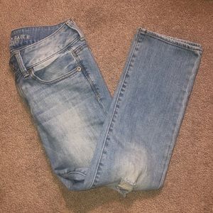 American Eagle artist crop stretch jeans